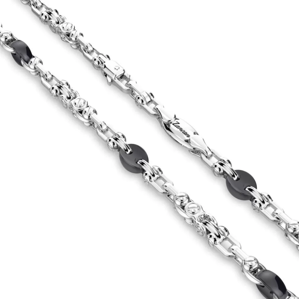Collier Zancan Maille Seule En Argent Et Ceramique.^Zancan Gioielli Online
