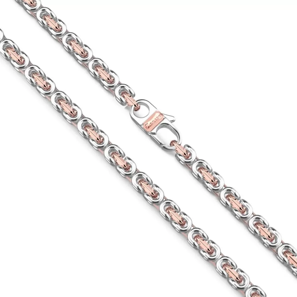 Zancan 18K Rose Gold And Silver Necklace.^Zancan Gioielli Fashion