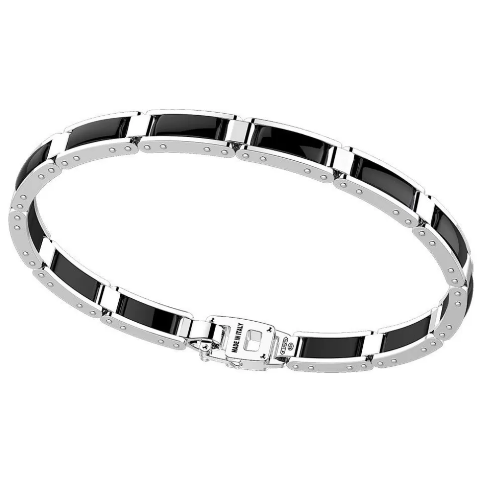 Zancan Bracelet Made From Silver And Ceramic.^Zancan Gioielli Outlet