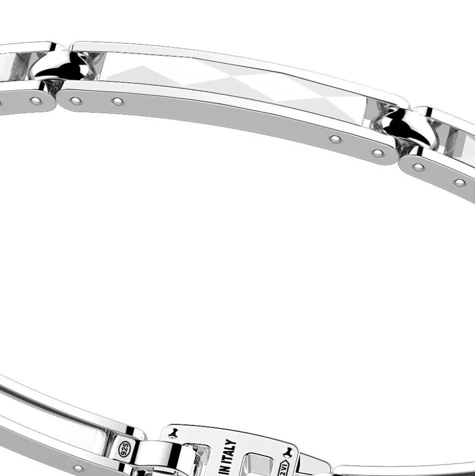 Zancan Bracelet Made From Silver And Ceramic.^Zancan Gioielli New