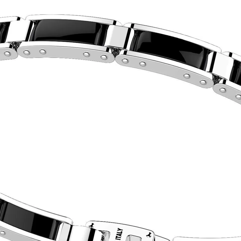 Zancan Bracelet Made From Silver And Ceramic.^Zancan Gioielli Outlet