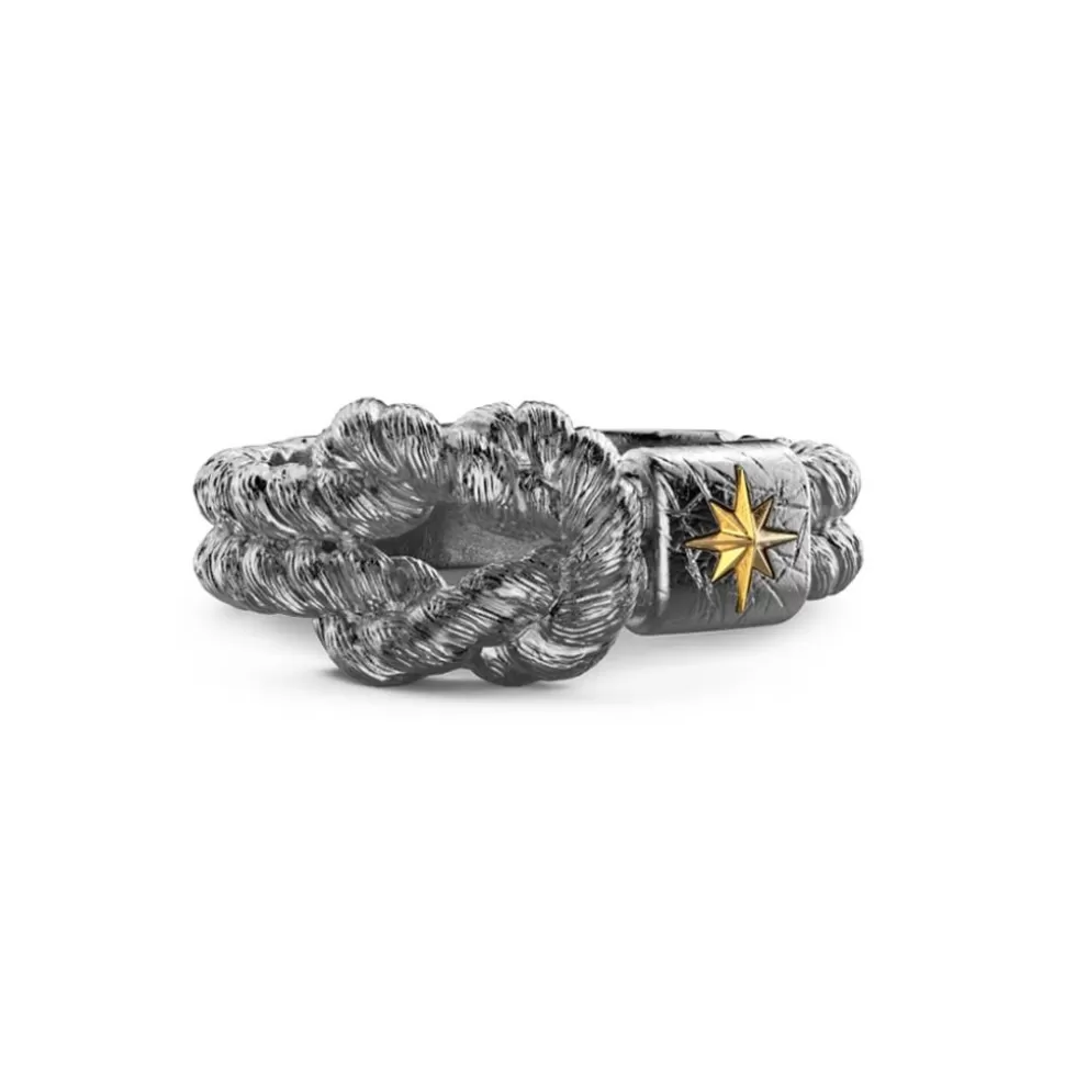 Zancan Burnished Silver Ring With Knot.^Zancan Gioielli Cheap