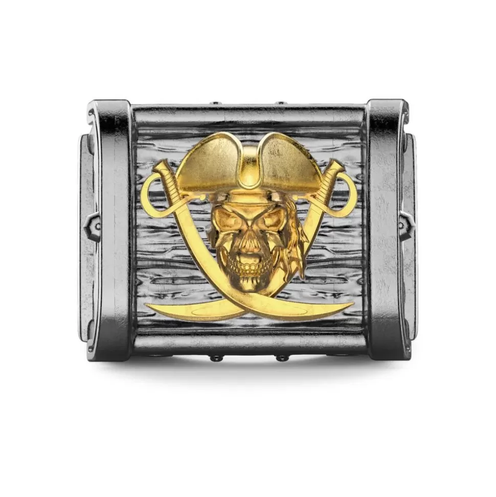 Zancan Burnished Silver Ring With Pirate.^Zancan Gioielli Store
