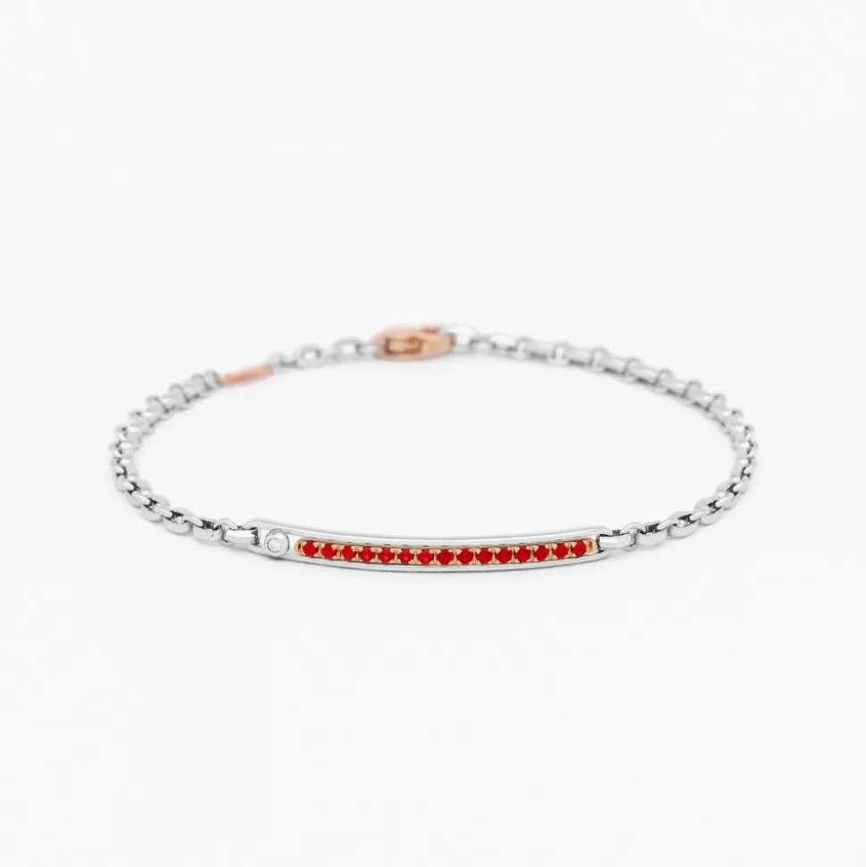 Zancan White Gold Bracelet With Precious Stones.^Zancan Gioielli Flash Sale