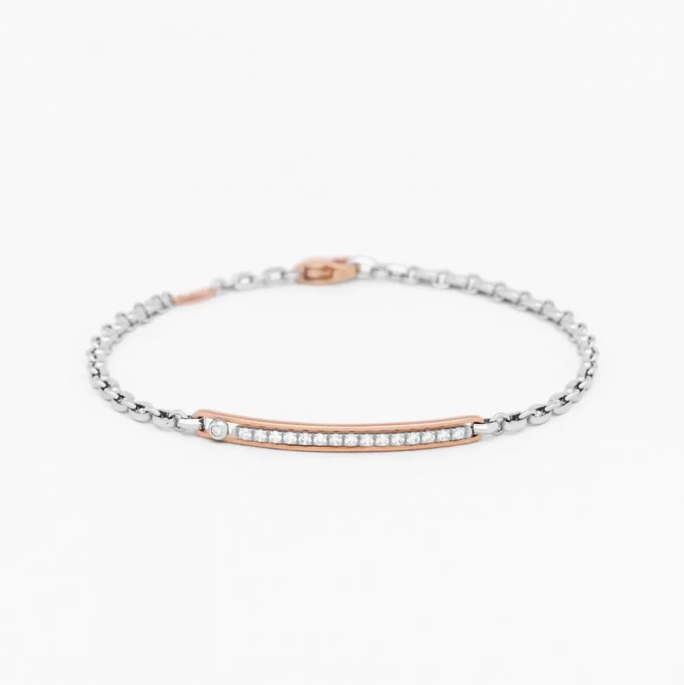 Zancan White Gold Bracelet With Precious Stones.^Zancan Gioielli Store