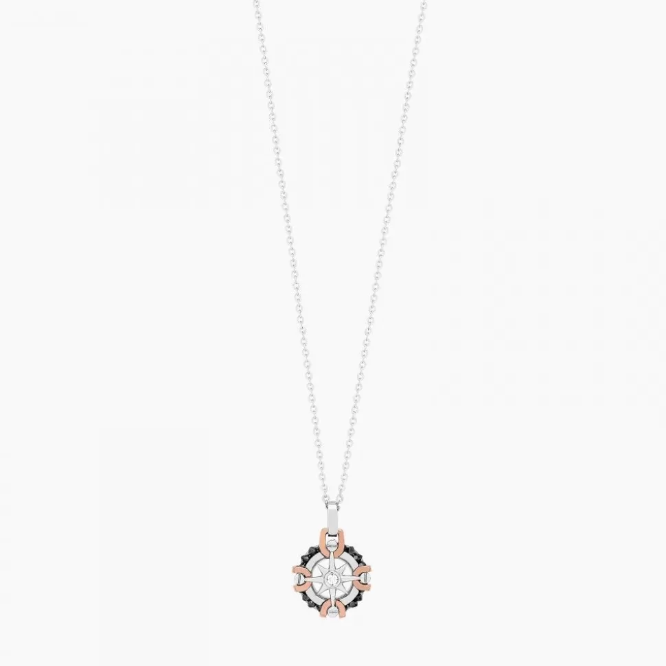 Zancan White Gold Necklace With Iconic Wind Rose.^Zancan Gioielli Best Sale
